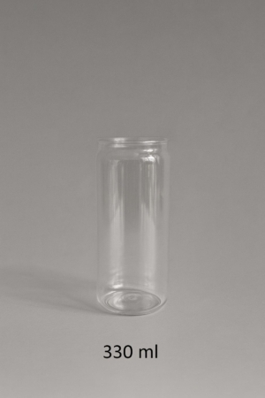 330ml fully transparent PET Cups (100% Recyclable)