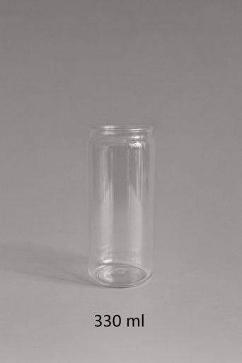 330ml fully transparent PET Cups (100% Recyclable)